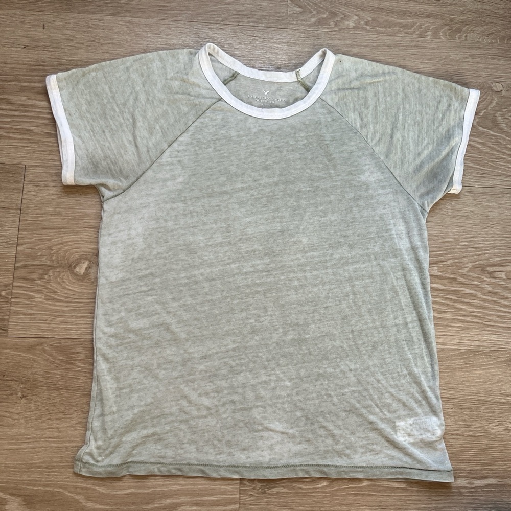 Casual Green American Eagle T-Shirt